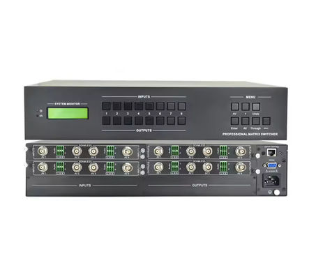 محول مصفوفة فيديو OEM ODM لحد 4Kx2k 60Hz