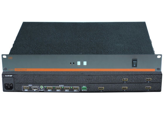 وحدة تحكم جدار الفيديو 4K 1 في 9 خارج موزع HDMI لإعداد شاشة LCD 3x3