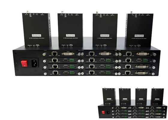 HDMI 4K HDBaseT فيديو موسع الارسال أنثى موصل مع 12 منفذ