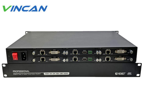 جهاز إرسال موسع فيديو 4K HDMI HDBaseT مزود بـ 6 منافذ 70 متر