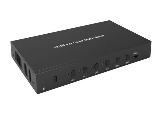 4 مدخلات Hdmi 4K Quad Multiviewer مع خرج 1XHDMI وخرج 1XVGA