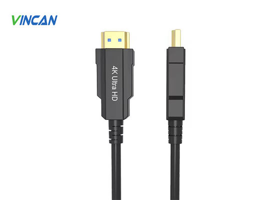 كابل الألياف الضوئية HDMI فائقة المسافة - 100m دعم HDR 8K