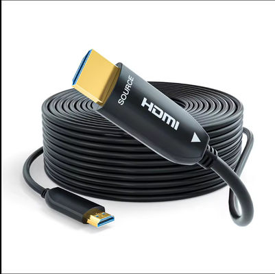 كابل الألياف الضوئية HDMI فائقة السرعة دعم الفيديو 4K / 8K ، 3D ، HDR