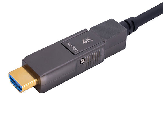 "كابل الألياف الضوئية HDMI فائق السرعة 4K / 8K الإرسال، صفر تأخير"