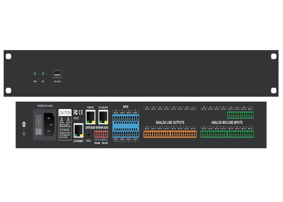وحدة تحكم صوتية Ethernet Dante 8 X XLR / TRS Combo Jacks و ADI SHARC 21489 المعالج