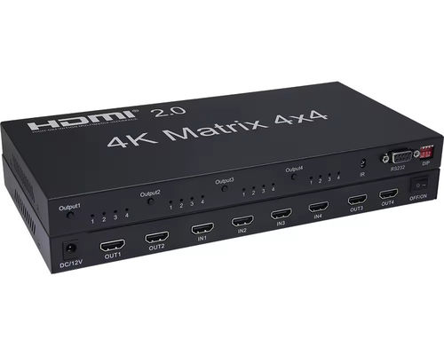 محولات متريكس HDMI 4x2 مع استخراج الصوت