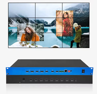 4k60 HDMI المصفوفة المفتاح 3x3 3x4 3x5 3x6 معالج الفيديو معالج جدار الفيديو