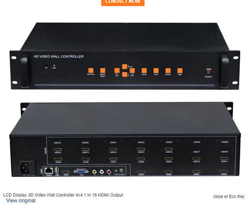 وحدة تحكم حائط فيديو HDMI قوية لعمليات غرفة التحكم