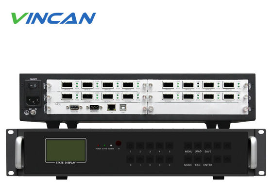 2x2 2x4 إشارة وحدات التحكم في الجدار الفيديو لمعرض LCD HDMI منفذ الخروج