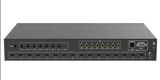 محول مصفوفة فيديو OEM ODM لحد 4Kx2k 60Hz