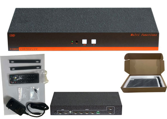 منفذ متسلسل من نوع D Connector HDMI Video Wall Controller 2x1 أوضاع الحائط دعم ODM