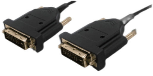 MPO FIBER CABLE DVI محول الألياف DVI عالي الأداء ، 4K @ 30Hz ، 10.2Gbps