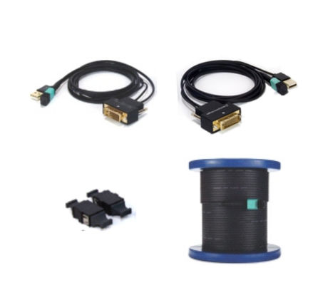 MPO FIBER CABLE DVI محول الألياف DVI عالي الأداء ، 4K @ 30Hz ، 10.2Gbps