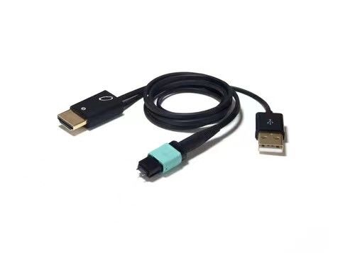 كابل الألياف MPO إلى DisplayPort - بث فيديو 8K عالي السرعة