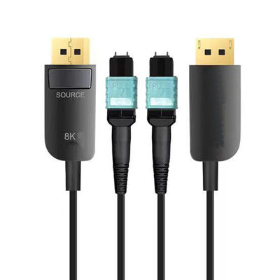 كابل HDMI للألياف الضوئية للنقل لمسافات طويلة مع رابط MPO الصناعي