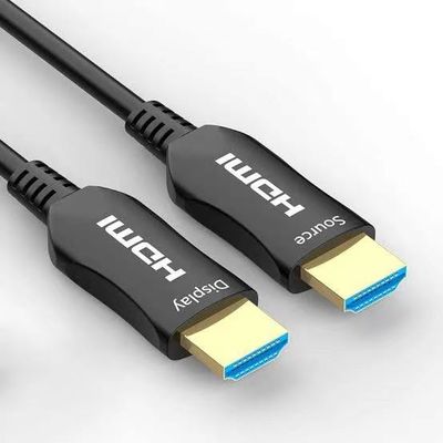 كابل الألياف الضوئية HDMI من المدى الطويل إلى 4K و 8K يدعم HDMI 2.0/1.4