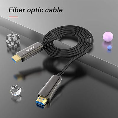 كابل HDMI من الألياف البصرية عالي الجودة لتحقيق دقة Ultra HD تصل إلى 4K