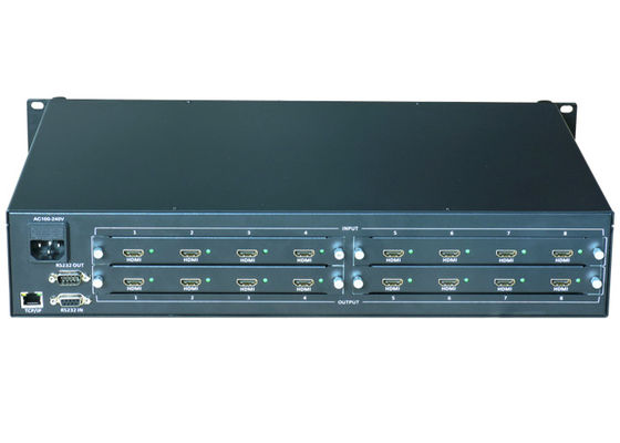 8x8 4x4 HDMI Matrix Switcher خيارات التحكم في إثنتر متوافقة مع HDCP