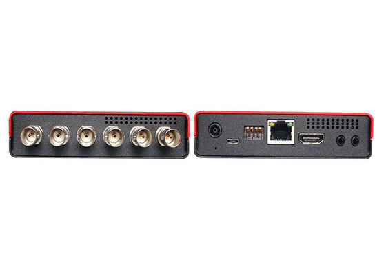3G / HD / SD-SDI Quad Multiviewer و Switcher مع عرض عدّاد الصوت