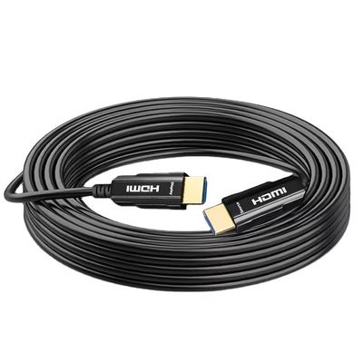 كابل HDMI البصري 4K الطويل جداً ضياع إشارة صفر ، جاهز HDR ، تصميم Plug & Play