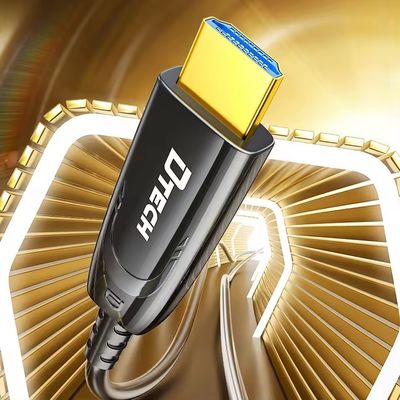 كابل الألياف الضوئية 4K HDMI عالي السرعة   60Hz ، HDR ، خفيف الوزن ودائم