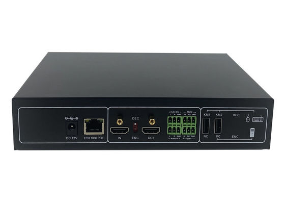 فيديو 4K عبر بروتوكول الإنترنت صور متعددة صناديق المدخلات والإخراجات KVM مع دقة 3840 × 2160 30 هرتز