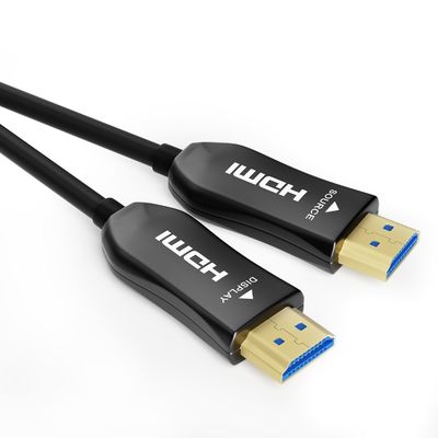 كابل الألياف الضوئية 4K HDMI عالي السرعة   60Hz ، HDR ، خفيف الوزن ودائم
