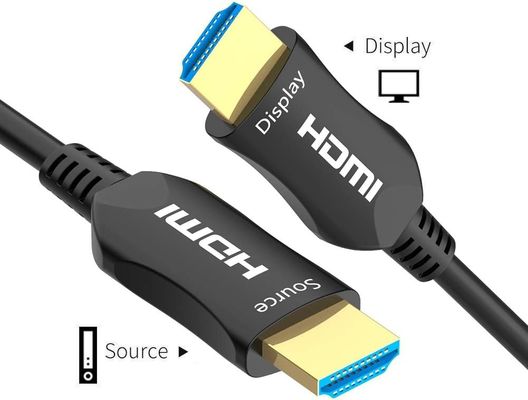 كابل الألياف الضوئية 4K HDMI مسافة طويلة ، لا فقدان للإشارة ، دعم Ultra HD 60Hz