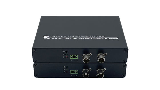 12G SDI 4K Fiber Extender - فيديو غير مضغوط لمسافات طويلة للبث