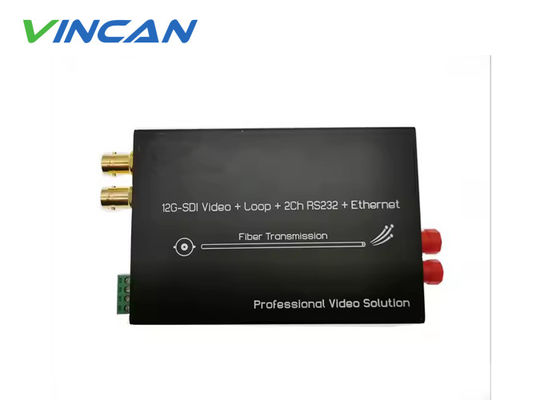 الموسع المهني 12G SDI مع 4K في الوقت الحقيقي، الصوت والبيانات عبر الألياف