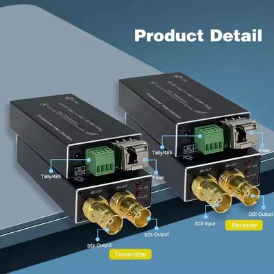 12G SDI Extender الضوئي لإشارات 4K بعيدة المدى بدون خسارة