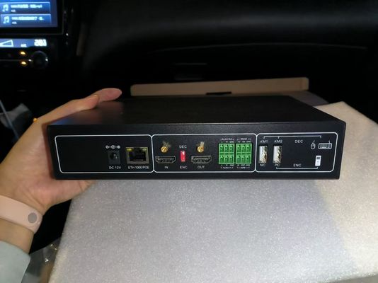 KVM-IP-1200 Dual Head Extender دعم تمديد الشاشة المزدوج ، مناسب للمعاملات المالية والتحكم في الأجهزة الطبية