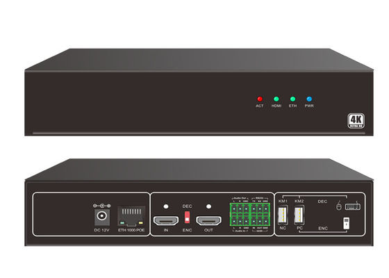 KVM-IP-1200 Dual Head Extender دعم تمديد الشاشة المزدوج ، مناسب للمعاملات المالية والتحكم في الأجهزة الطبية