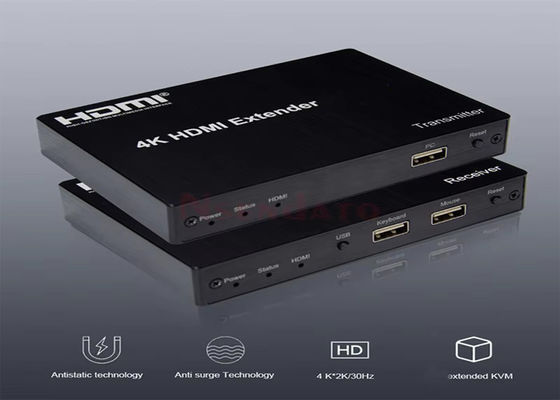 150M 4K 30Hz HDMI KVM USB Port HDBaseT Extender عبر Cat 5e / Cat6