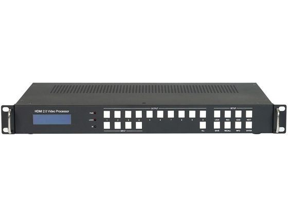 3x4 2x4 3x3 HDMI 4k Quad Video Wall معالج مع 4 مدخلات و 12 مخرجات