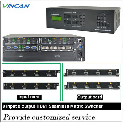 8 In 8 Out 22W HDMI Matrix Switcher Full Digital HDMI Signal Switcher