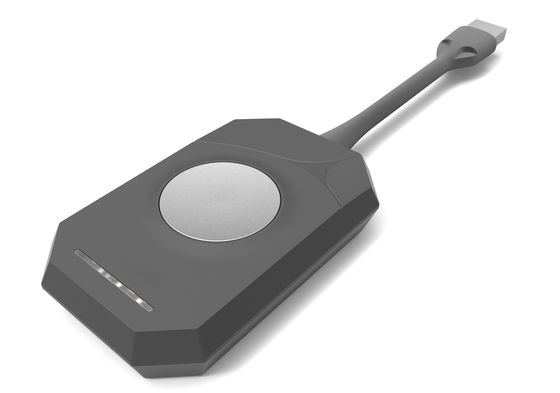 4K مدخل 1080P مخرج HDMI لاسلكي العرض Dongle محول مع HDMI مزدوج VGA مخرج لجهاز كمبيوتر محمول البث