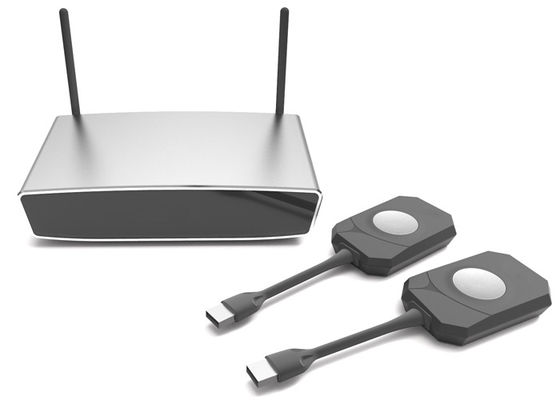 4K HDMI محول شاشة لاسلكية دونجل AES CCMP تشفير 12 فولت مصدر الطاقة المتردد