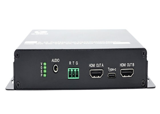 مُوسّع الألياف الضوئية HDMI الصناعي 4K 60Hz Ultra HD حتى 10 كيلومتر