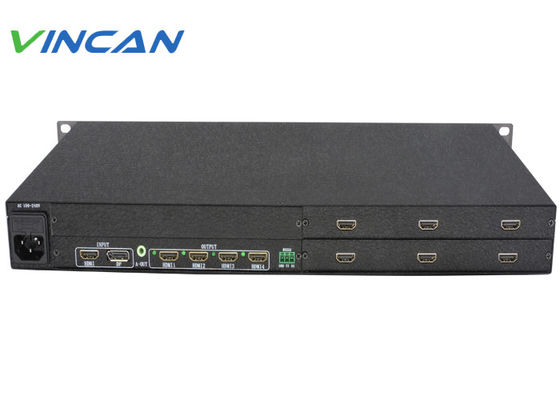 1×6 حاسوب حائط فيديو HDMI Splitter