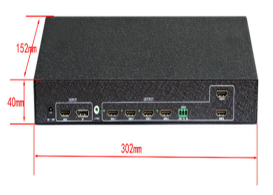 1×6 حاسوب حائط فيديو HDMI Splitter