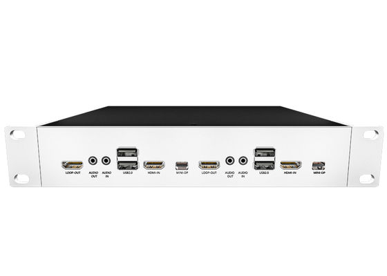 وحدة KVM ليفية معيارية TX/RX مع مخرج 4K60 4:4:4، متوافقة مع SFP وبطاقة جدار الفيديو