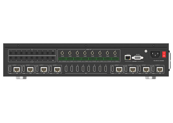 مبدل مصفوفة VINCAN 8x8 HDBaseT HDMI مع فيديو 4K60 4:4:4 و PoC لتركيبات AV الاحترافية