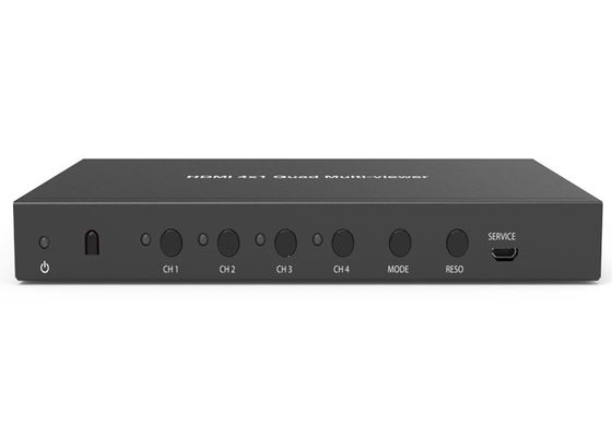 عارض متعدد HDMI رباعي 4x1 أقصى دقة فيديو 1920 × 1080 بكسل 60 هرتز