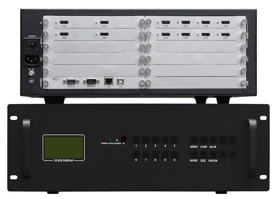 4K 1080P HDMI Video Wall Controller 4 قنوات الإدخال 8 قنوات الإخراج