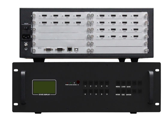 4K 1080P 4x4 HDMI Video Wall Controller Self Adaptive Power