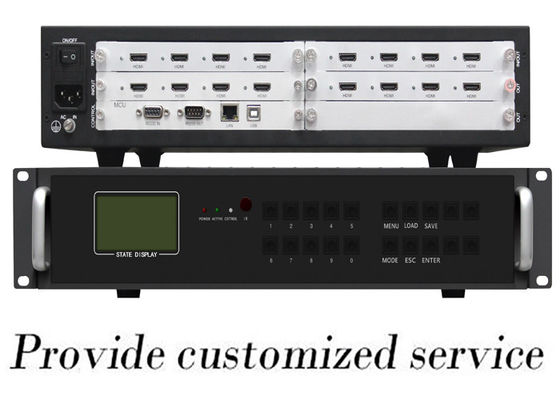 4K 8ch 2x2 HDMI Video Wall Controller HD 1080P معالجة الإشارة