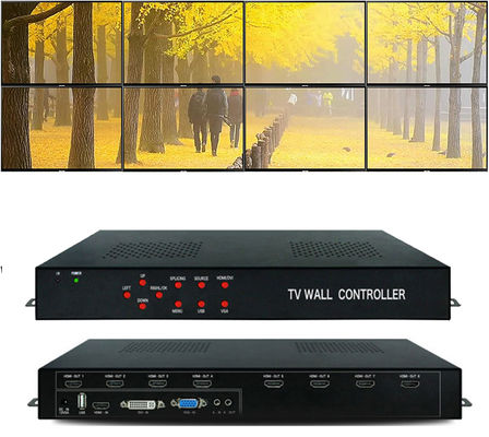 يعرض جدار الفيديو 2x2 3x3 LCD أنظمة التحكم