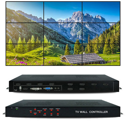 متعدد الصيغ أفضل hdmi 3x3 2x3 شاشات الكريستال السائل الفيديو تلفزيون الجدار وحدة تحكم hdmi جدار الفيديو المعالج