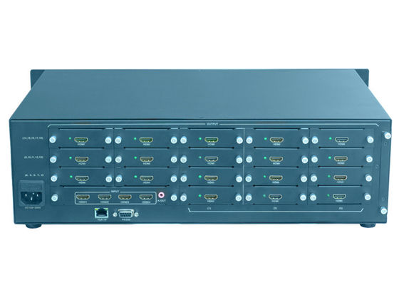 جهاز تحكم حائط فيديو 4K 60HZ LCD 4 مدخل إشارة HDMI 16 مخرج